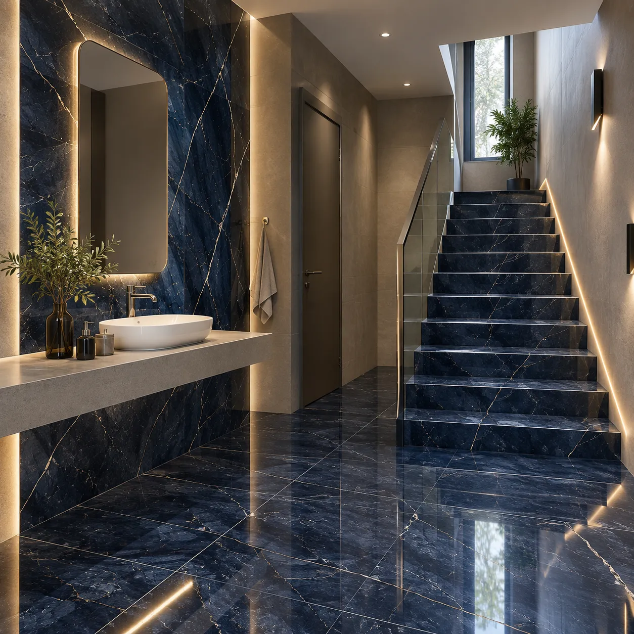 آرتیک آبی تیره 120×60 (مولتی گرید)