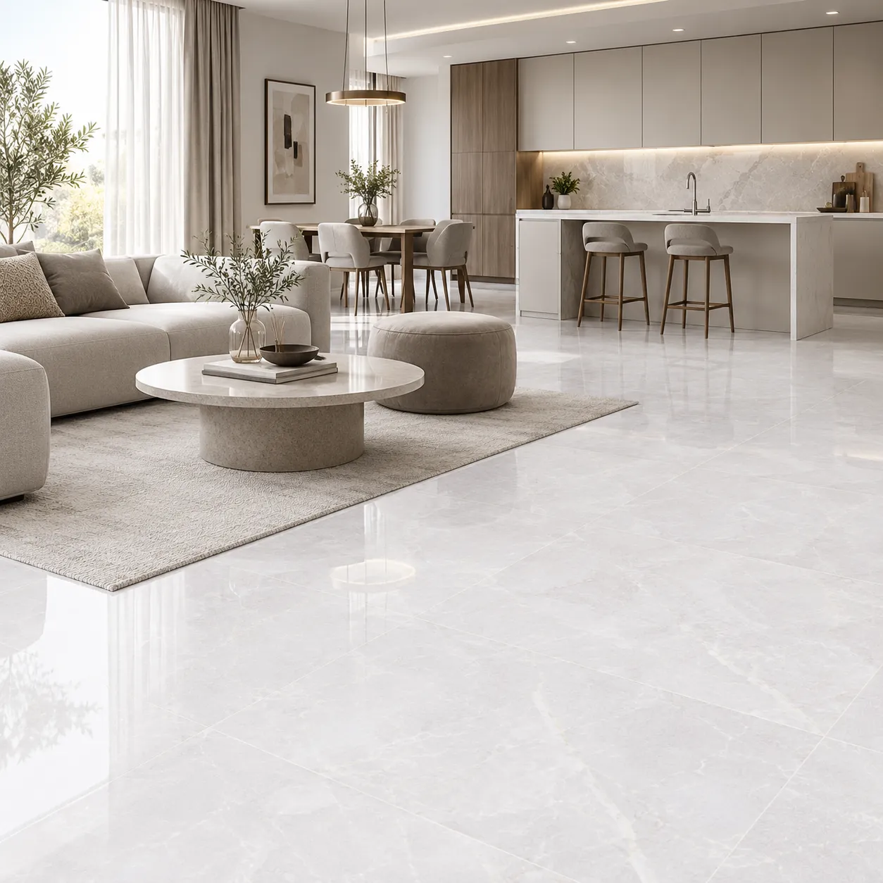 بلانش طوسی روشن 60×60