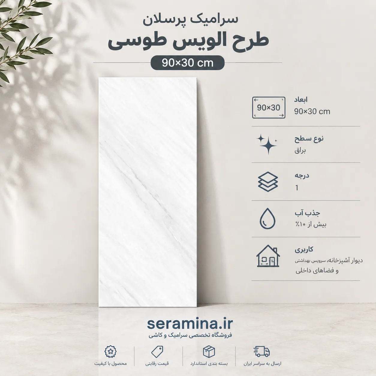 الویس طوسی 90×30